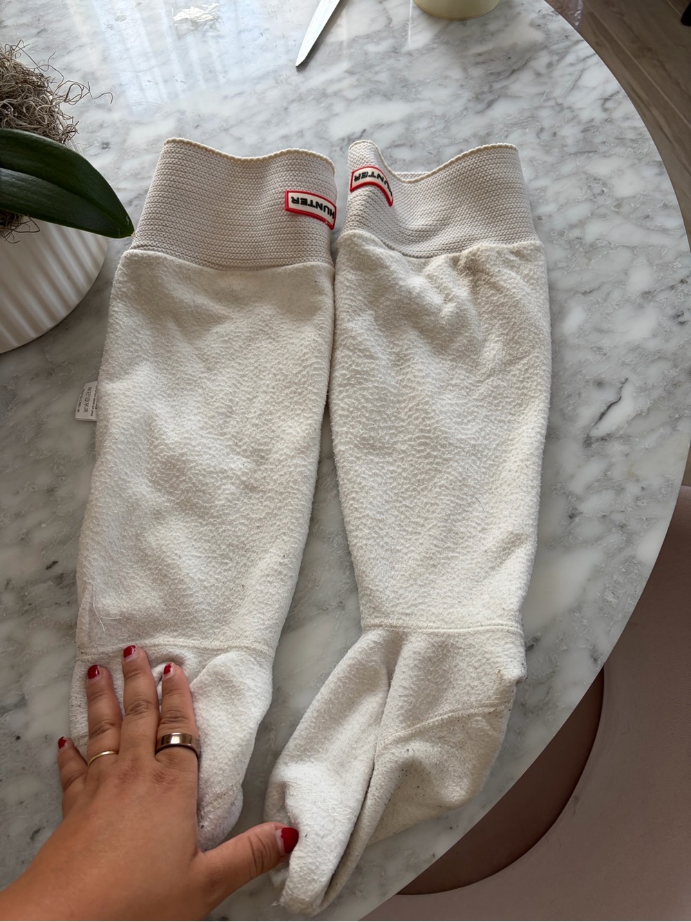Hunter Kids Cream Fleece Joggers